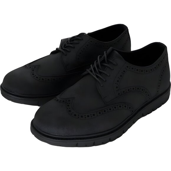Aston Marc Men\'s Manti Wingtip Oxford Shoe Black US 10M EU 43